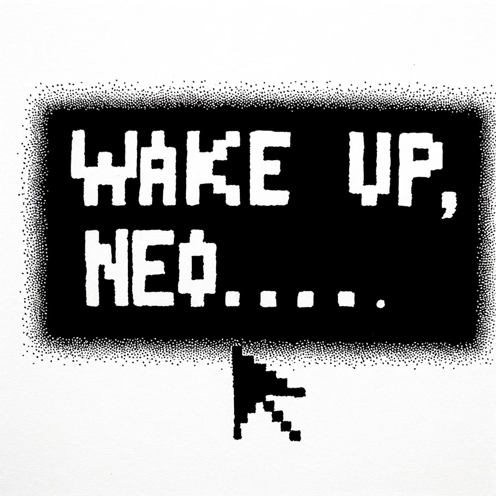 Wake up, Neo...