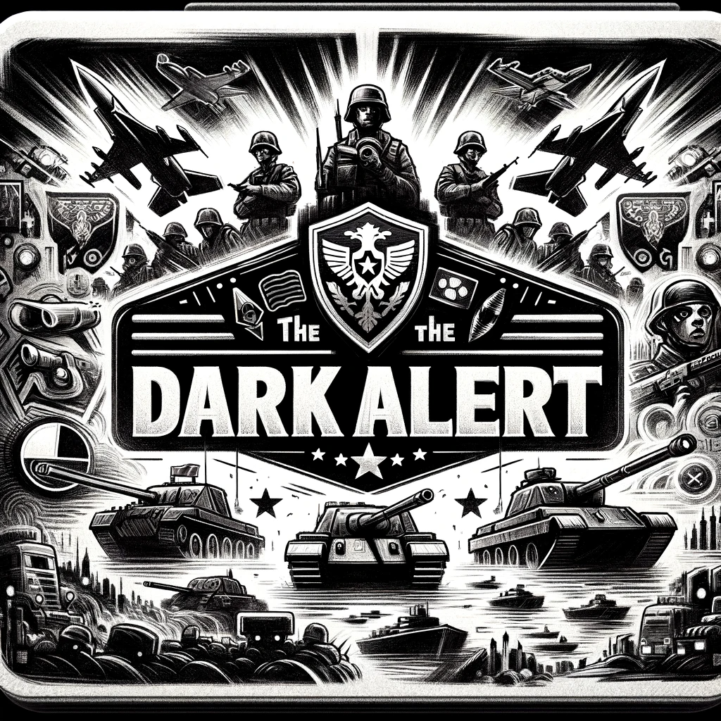 The Dark Alert start screen